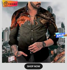 Men's Shirt Abstract Graphic Prints Turndown Yellow Blue Purple Orange Outdoor Street Long Sleeve Button-down Print Clothing Apparel Sports Fashion Streetwear Designer Clothes Cardigan, Oversized Tops, Shirts Long Sleeve, Men Shirts, Oversized Top, Men's Clothes, Vintage Casual, Oversized Shirt, Sport Fashion