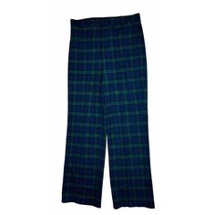 Vintage Plaid Pants Comes from a smoke free pet friendly home. Women's pants. Preowned, vintage condition Womens 14 Photos are part of the items description Measurements 15.5 inch waist 13 inch rise 31 inch inseam Plaid Polyester AW Womens Plaid Pants, Vintage Wide Leg Pants, Wide Leg Flare Pants, Plaid Pants Women, Pants Vintage, Womens Pants, Pantalon Large, Vintage Plaid, Plaid Pants