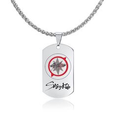 PRICES MAY VARY. Stray Kids Merch Stainless Steel Pendant Necklace for Gifts. The stainless steel pendant necklace is water-prove and anti-rust. Fashion external design, front and back fine laser engraved of stray kids, It's perfect for gifts. Pendant size:1.92 x 1.14 Inch / 4.8 x 2.8cm , Necklace Length: 23.6 Inch / 60cm. More and More Newest Fans Items is Updated Every Week, Pls Go and Click on WGEEEY Store. Kpop Stray Kids Merch Stainless Steel Pendant Necklace for Gifts. The stainless steel Stray Kids Jewelry, Skz Jewelry, Kpop Necklace, Skz Merch, Stray Kids Merch, Real Silver Necklace, External Design, Merch Kpop, Velvet Dog Collar