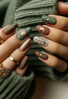 Manikur Kuku, Chic Nails, Nail Polishes, Gel Manicure, Holiday Nails, Nail Trends