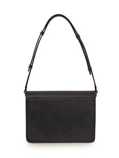 Outside: 100% Calfskin Lining: 65% Polyester, 35% Cotton Marni Trunk Bag, Trunk Bag, Medium Bag, Sneaker Wedge, Black Bag, Medium Bags, Luxury Retail, Italian Fashion, Bridal Shoes