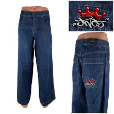 *Up For Sale Is An Awesome Used Jnco Mens 33 X 33 (Actual) Jeans Wide Leg Skate Vintage Crown Embroidered Cotton In Very Good 4/5 Condition. See Pictures Please! Zoom In! Jeans Runs Small. They Are Size 34 But They Fit Like A 33. **Keep In Mind That You Are Not Buying A New Item, So Please Make Sure You Know What You Are Buying! Excellent Condition (Condition 5/5 - Like New - No Damage - No Stains - Barely Used) Very Good Condition (Condition 4/5- No Damage - No Stains - Used More Frequently) Good Condition (Condition 3/5 Or 4/5 Or 5/5 - Item May Have Stains Or Damages) Measurements Are Provided In One Of The Pictures! ****Please Be Advice Color May Appear More Vibrant, Lighter/ Jnco Jeans, Vintage Crown, Jeans Wide, Mens Jeans, Wide Leg, Like New, Crown, Running, Blue