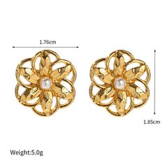 Introducing our stunning Hollow Flower Shaped Stud Earrings, meticulously crafted from durable stainless steel and elegantly adorned with an 18K gold plating. These earrings are a perfect blend of classic charm and modern sophistication, designed to add a touch of glamour to any ensemble. Whether you're attending a wedding, celebrating an anniversary, or simply dressing up for a gala, these earrings are sure to elevate your look. Key Features Material Excellence: Crafted from high-quality stainless steel, ensuring durability and longevity. Luxurious Finish: Enhanced with 18K gold plating for a radiant sheen that captures attention. Waterproof Design: Wear them confidently on any occasion without the fear of damage from water exposure. Hypoallergenic: Free from nickel, lead, and cadmium, ma Shaving Accessories, Simply Dress, Flower Stud Earrings, Vintage Style Jewellery, Flower Stud, Vintage Inspired Design, Flower Earrings Studs, Flower Studs, Stylish Jewelry