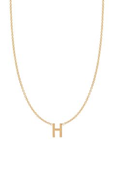 Make a subtle statement without saying a word. Something simple yet refined that you can keep close, our initial necklace is both dainty and refined in equal measure. Gift this to yourself or someone special for the best in intimate gift giving. Also available in 14K White. No refunds or exchanges. Once an order is placed, it cannot be canceled. Will require 3-4 weeks to be produced Minimalist Initials Necklace For Formal Occasions, Dainty Formal Initial Necklace, Minimalist 14k Gold Initial Necklace With Clavicle Chain, Minimalist Yellow Gold Initial Necklace With Clavicle Chain, Rose Gold Initial, Gold Initial, Someone Special, Gold Letters, A Word