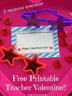 valentine's day free printables for teachers