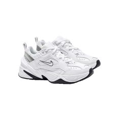 Nike Techno M2k, Cute Running Shoes, Nike Tenis, Black White Nike, Nike Shoes Women Fashion, Gymnastics Shoes, Nike M2k, Black Nike Shoes