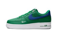 Air Force 1 Low DQ7658 300 Blue Tone, Green Sneakers, Nike Air Force 1 Low, Aesthetic Shoes, Mens Nike Air, Stadium Goods, Air Force 1 Low, Nike Shoes Women, Green Shoes