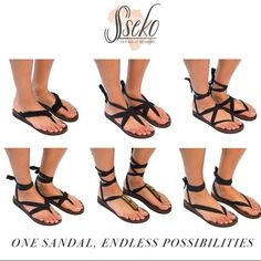 The Original Ribbon Sandals By Sseko. Brand New Never Been Worn. Yoga Sandals, Ribbon Sandals, Leather Flats Women, Genuine Leather Sandals, Black Strappy Sandals, Leather Sandals Flat, Brown Leather Sandals, T Strap Sandals, Diy Shoes