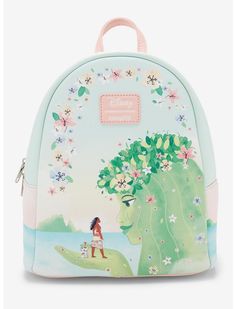 Loungefly Disney Moana Te Fiti Mini Backpack | Hot Topic Moana Loungefly, Cute Disney Stuff, Moana Te Fiti, Moana Halloween Costume, Loungefly Purse, Te Fiti, Disney Backpack, Backpack Purses, Disney Fits