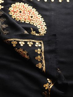 Velvet Shirts, Gota Patti Suits, Indian Wedding Fashion, Velvet Dress Designs, Punjabi Outfits, Long Dress Design, Hand Work Embroidery, Embroidery Transfers