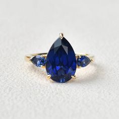 Rose Gold Engagement Ring Simple, Vintage Blue Sapphire Ring, Blue Sapphire Wedding Ring, Gemstone Wedding Rings, Sapphire Wedding Rings, Wedding Ring For Her, Solid Gold Band, Sapphire Engagement Ring Blue, Sapphire Wedding