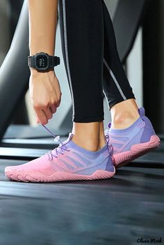 Olivia Mark - Barefoot Quick-Dry Athletic Sneakers Fade-resistant Sneakers For Workout, Fade-resistant Running Shoes With Round Toe, Fade-resistant Lace-up Sneakers For Workout, Pink Sports Running Shoes With Vibram Sole, Sneakers With Rubber Sole And Round Toe For Gym, Casual Fade-resistant Sneakers For Workout, Athleisure Sneakers With Rubber Sole For Workout, Sporty Non-slip Sneakers For Gym, Sporty Purple Lace-up Walking Shoes