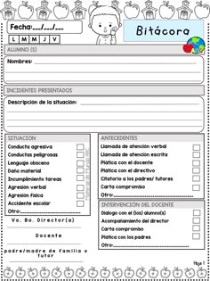 a spanish language worksheet with pictures and words to describe the word's meaning