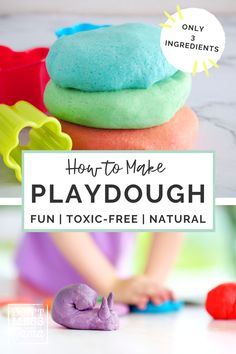 how to make playdough fun and free natural play dough