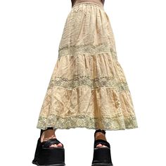 45569230536949|45569230569717|45569230602485 Retro Skirts, Grunge Aesthetics, Party Wear For Women, Grunge Skirt, Ruffle Maxi Skirt, Outfits Retro, Retro Skirt, Harajuku Outfits, Women Streetwear