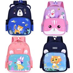 Wenkouban School Bags for Girls Cute Kawaii Bag Children Backpack Larg Elena Disney Princess, Animal Bags, Boys Backpack, Kawaii Bag, Bag Names, Animal Bag, Unisex Backpack, Plush Backpack, Purple Girls