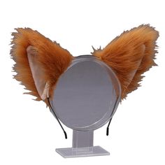 PRICES MAY VARY. Type: Cat fox long fur ears headband for anime cosplay Party costume maid accessories Material: faux fox fluff and alloy; Long faux fur is ultra soft and gives the ears a realistic feel Size: approx. 10x10cm; Color: Camel-Tone; One size fit most, the position of ears can be adjusted Perfect headwear or prop for Anime cosplay party costume, Masquerade, Christmas, Halloween, Carnival, School Performance, etc. Easy to wear, unique design headwear, make you more charming and attract Maid Accessories, Cute Anime Cosplay, Costume Masquerade, School Performance, Ear Design, Fox Ears, Ears Headband, Cosplay Halloween, Halloween Carnival