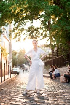 WRAP LINEN JUMPSUIT Linen Jumpsuit with Short Sleeves Wide | Etsy Elegant V-neck Jumpsuits And Rompers For Daywear, Chic V-neck Jumpsuits And Rompers For Daywear, Elegant Jumpsuits And Rompers For Spring Daywear, White V-neck Jumpsuits And Rompers For Daywear, White V-neck Jumpsuits For Daywear, Spring Daywear Jumpsuits And Rompers In Overall Style, Spring White Overall Pantsuit, White Overall Pantsuit For Spring, Summer Workwear Overall Pantsuit