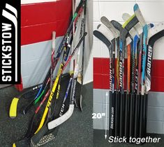 there are many different types of hockey sticks