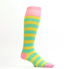 Womens Striped Socks Knee High Socks Crazy Gift For Her Set Of 5 Gift Box Long Socks Knee Socks For Comfortable Knee-high Pink Socks, Comfortable Pink Knee-high Socks, Playful Multicolor Knee-high Socks, Playful Fitted Pink Socks, Playful Pink Fitted Socks, Playful Green Socks For Stocking Stuffers, Bold Socks, Socks Knee High, Groomsmen Socks