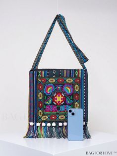 BagForLove - Embroidered Tassel Boho Crossbody Bag for a Vintage Hippie Look Product Description Color Multicolor Details Embroidery Type Square Bag Bag Size Medium Pattern Type Geometric Composition 100% Polyester Material Polyester Size Chart INCH CM Strap Length Bag Length Bag Width Bag Height 46.5 inch 11.4 inch 0.8 inch 12.8 inch Strap Length Bag Length Bag Width Bag Height 118 cm 29 cm 2 cm 32.5 cm Details Pictures Similar Products h2 { text-align: center; } /* æ¢è¡ */ li{ white-space: n Multicolor Embroidered Shoulder Bag With Tassels, Blue Shoulder Bag With Tassels For Daily Use, Multicolor Fringe Crossbody Shoulder Bag, Multicolor Fringe Crossbody Bag, Traditional Multicolor Bag With Fringe, Casual Multicolor Embroidered Bag, Casual Multicolor Embroidered Shoulder Bag, Traditional Multicolor Fringe Bag, Traditional Fringe Bag