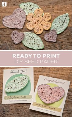 the instructions to make paper hearts for valentine's day with crochet and yarn