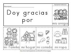 spanish worksheet for children with pictures and words