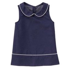 Nwot 8y Gymboree Peter Pan Collar Sleeveless Top Navy. Polka Dot 100% Cotton Dobby (Nice Thicker Cotton) Three Buttons In Back Pieced Hem And Collar With Contrast Trim Collection Name: Ciao Puppy Similar To Janie Jack, Hanna Andersson, Ralph Lauren #Ciaopuppy #Polkadots #Spots #Peterpan #Collar #Navy #Preppy #Navy #White #Piping Cute Polka Dot Sleeveless Top, Polka Dot Sleeveless Cotton Top, Sleeveless Polka-dotted Cotton Top, Sleeveless Polka Dot Cotton Tops, Gymboree Girl, Contrast Trim, Blue Shirt, Pink Print, Polka Dot Top