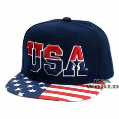 USA AMERICAN Flag HatStars and Stripes High Definition Embroidery Stars and StripesUSA Flag Flat Bill Baseball CapAdjustable Snapback ClosureComfortable Easy Fit for Both Men and Women - Navy Blue - Free Shipping (Domestic only) All hats are shipped in a box to prevent damage while in transit. We Will Combine All Multi-Orders We ship Priority mail service when ordered 4 or more items. To get your item faster, shipping and handling takes one business day (excluding weekends and holidays). Payment American Flag Embroidery, United Parcel Service, Flag Hat, Flag Embroidery, Stars And Stripes, Usa Flag, Priority Mail, American Flag, Baseball Cap