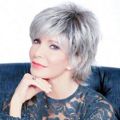 Women Short Grey Wigs Natural Gray Wigs Pixie Cut Wig Full Wigs Layered Hair US | eBay Grey Wigs, Layered Hairstyles, Pixie Cut Wig, Jaclyn Smith, Short Pixie Haircuts, Haircut For Thick Hair, Trending Hairstyles, Full Wigs, Short Hair With Layers