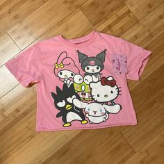 Hello Kitty And Friends T-Shirt, So Adorable! New With Tags. Juniors’ Medium. Hello Kitty Crew Neck Fun Tops, Hello Kitty Fun Crew Neck Top, Pink Hello Kitty Crew Neck T-shirt, Fun Hello Kitty Short Sleeve Tops, Y2k Hello Kitty Print Short Sleeve Tops, Hello Kitty Print Y2k Crew Neck Top, Y2k Hello Kitty Print Crew Neck Top, Trendy Hello Kitty Print T-shirt For Streetwear, 90s Short Sleeve Tops With Character Print