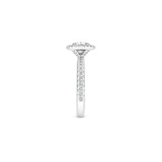 Aura round brilliant diamond ring | De Beers US Diamond Stacks, Dream Engagement, Dream Engagement Rings, Engraved Items, Brilliant Diamond, Solitaire Ring, Diamond Pendant, Round Brilliant, Prong Setting