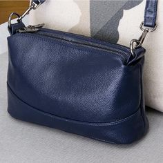 SPECIFICATIONSTypes of bags: Shoulder Crossbody BagsStyle: CasualShape: BaguettePlace Of Origin: GUANG DONG ProvincePattern Type: SolidOrigin: CN(Origin)Occasion: VersatileNumber of Handles/Straps: TwoModel Number: G12Main Material: GENUINE LEATHERLining Material: polyesterItem Type: HandbagsInterior: Interior Slot PocketInterior: Cell Phone PocketInterior: Interior Zipper PocketInterior: Interior CompartmentHardness: SoftHandbags Type: Shoulder BagsGenuine Leather Type: Cow LeatherGender: WOMEN Luxury Crossbody, Women Crossbody Bag, Handbags Fashion, Crossbody Bags For Women, Branded Handbags, Blue Bags, Fashion Handbags, Luxury Handbags, Shoulder Bag Women