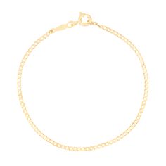 A gold bracelet as shiny and shimmering as a city avenue by day, by night. Looks effortless and cool worn on its own, or in a bracelet stack. An airy, slinky cousin to a classic Cuban chain, made with 14k solid gold, for all the time wear. Everyday Yellow Gold Bangle Charm Bracelet, Gold Sterling Silver Bracelet With Lobster Clasp For Everyday, Gold Sterling Silver Bracelet With Lobster Clasp, Everyday Gold Sterling Silver Bracelet With Lobster Clasp, Yellow Gold Bangle Chain Bracelet For Everyday, Everyday Yellow Gold Bracelets With Adjustable Chain, Everyday Yellow Gold Bangle Chain Bracelet, Yellow Gold Bracelet With Lobster Clasp For Everyday, Everyday Gold Bracelet With Lobster Clasp