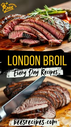 How to Cook London Broil in Oven 🍖🔥 | Easy & Tender Recipe for Steak Lovers! #LondonBroil #SteakRecipe #BeefLovers #OvenCookedSteak #SteakDinner #BeefRecipes #EasySteakRecipe #CookingSteak #LondonBroilRecipe #SteakPerfection Beef Broil Recipes, Stove Top London Broil, Dutch Oven London Broil Recipes, London Broil In Oven How To Cook, How To Cook London Broil In The Oven Slow Cooker, London Broil Roast Recipes Crock Pot, Bake London Broil Oven, How To Cook London Broil On The Stove, Beef Round London Broil Recipes