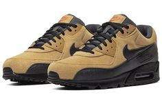 Nike Air Max 90 Essential Wheat Black AJ1285-700 Nike Air Max 90s, Air Max 90s, Nike Max, Air Max 98, Cargo Khaki, Air Max Shoes, Air Max 1, Nike Air Max 90, Nike Air Jordan