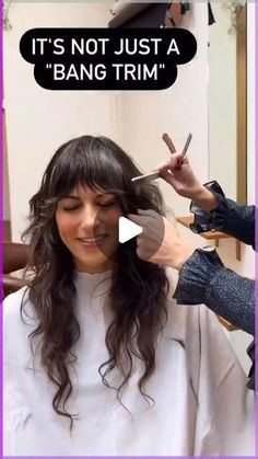 Blend Bangs Into Long Hair, Long Hair With Bangs Before And After, Bangs For Round Faces Long Hair, Blend Bangs Into Hair, French Haircuts For Women, Long Haircut For Long Face, Thick Full Bangs, Style Bottleneck Bangs, Makeup With Bangs Hair