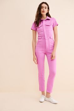 Rent Fit For Success Jumpsuit from Nuuly. Pick 6 items for $98/month. Free shipping + returns. Fitted Pink Jumpsuits And Rompers With Pockets, Fitted Pink Jumpsuits And Rompers For Work, Fitted Pink Jumpsuits For Work, Pink Fitted Jumpsuit For Work, Fitted Belted Jumpsuits And Rompers For Spring, Fitted Belted Jumpsuits For Spring, Spring Fitted Belted Jumpsuits And Rompers, Inclusive Fashion, Female Power