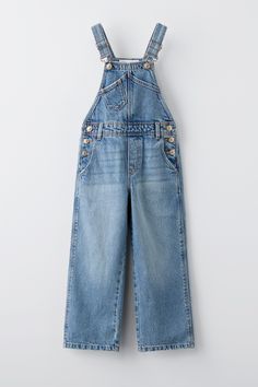 LONG DENIM OVERALLS Baggy Jumpsuit, Overalls Blue, Kids Overalls, Girls Overalls, Salopette Jeans, Denim Dungarees, Cardigan Sweater Dress, Blouse Jeans, Jean Vest