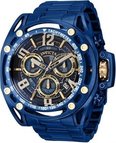 NEW Invicta Men's 53mm S1 Rally Swiss Z60 Quartz Chronograph Blue ITone Stainless Steel Watch !! Brand New with Tag in Yellow Box - Plastic Wrapped.  List Price $1495.00 We Are Authorized Invicta Dealer Buy With Confidence... HOLIDAY BLOWOUT SALE... Invicta Watches has a long story beginning in 1837 in Switzerland. La Chaux-de-fonds was the place where originally Raphael Picard began watchmaking business, making truly swiss - precise, reliable and beautiful watches, but at affordable prices. Inv How To Begin A Story, Nice Watches, Mens Invicta Watches, Best Watches For Men, Invicta Watches, Long Story, Blowout Sale, Perry Ellis, Modern Branding