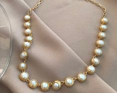 Floating Necklace,illusion Necklace,multi-strand Pearl Necklace,6 Rowes 3-8 Mm 17-20 Inch White Freshwater Pearl Necklace,wedding Necklace - Etsy Canada Real Pearl Jewellery, Jewelry Pearls, Pearl Necklace Gold, Natural Pearl Necklace, Fancy Jewelry Necklace, Pearl Necklace Vintage, Pearl Necklace Designs