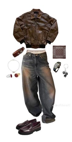 Throwing Fits, Accessory Inspo, Male Clothing, Street Style Outfits Men, Outfit Inspo Casual, Leather Jacket Outfits