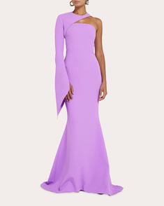 Asymmetric Gown, Asymmetrical Gown, Purple Royalty, Prom Dresses Simple, Cape Gown, Purple Prom, Purple Prom Dress, Mob Dresses, Draped Top