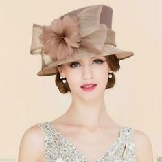 Types Of Hats For Women, Mother Of The Bride Fashion, Sinamay Hats, Tea Party Hats, Kentucky Derby Hats, Feather Flower, Kentucky Derby Hat, Millinery Hats, Derby Hat