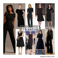 Pure Classic Kibbe Style Outfits, Pure Classic Kibbe, Classic Kibbe Style Outfits, Dramatic Classic Celebrities, Classic Kibbe Style, Olga Brylińska, Kibbe Style