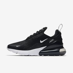 Nike W Air Max 270 [AH6789-001] Women Casual Shoes Black/Anthracite-White BRANDS Adidas Asics Converse Mizuno New Balance Nike Puma Reebok Saucony Skechers Under Armour kixpress / NIKE / W AIR MAX 270 W AIR MAX 270 AH6789-001 BLACK/ANTHRACITE-WHITE NIKE   SHOES   CASUAL   WOMEN W AIR MAX 270 100% AUTHENTIC guarantee, carried from brand authorized retailer. NOT factory seconds, variants, or fakes. Brand new with original box, never worn or tried on. Comes with original lace and any original acces Nike Air Max 270 Women, Womens Nike Air Max 270, Nike 270, Nike Air Shoes, Air Max Shoes, Nike Shoes Air Max, Cute Nike Shoes, Nike Air Max For Women, Cute Nikes