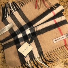 Authentic Burberry Scarf Excellent Condition Worn A Few Times. Selling Because I Moved To An Area That Is Not Cold. Bought From Nordstrom. Will Come With Original Tag And Nordstrom Gift Box. Original Price Is 470$ Open To Trades Gucci Diaper Bag, Louis Vuitton Eva, Burberry Plaid, Burberry Glasses, Burberry Scarf, Checked Scarf, Burberry Sunglasses, Burberry Accessories, Oversized Scarf