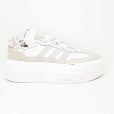 100% Authentic, brand new in original box Adidas x Ivy Park Super Super Sleek 72  (GX2769) Women's platform shoes Color: Ftwwht / Owhite / Cwhite Women's Size: 8.5 US     (7 UK, 40 2/3 EUR, 25.5 CM) Items will ship on the first business day after receipt of payment with both tracking and insurance. Please allow up to 10 business days for delivery to the United States or Canada. Adidas White Platform Sneakers With Boost Midsole, Adidas White Platform Sneakers For Sports, White Adidas High-top Platform Sneakers, Adidas White Sporty Platform Sneakers, White Adidas Sporty Platform Sneakers, Sporty White Adidas Platform Sneakers, Adidas White Platform Sneakers With Vulcanized Sole, Adidas Sporty Platform Sneakers For Spring, Adidas Logo Sporty Platform Sneakers For Sports