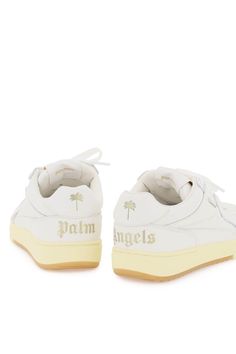 Upper: 55% Leather, 45% Polyester Palm Logo, Marine Serre, Sneaker Wedge, Classic Logo, Palm Angels, Urban Chic, Yoga Wear, Letter Logo, Luxury Retail