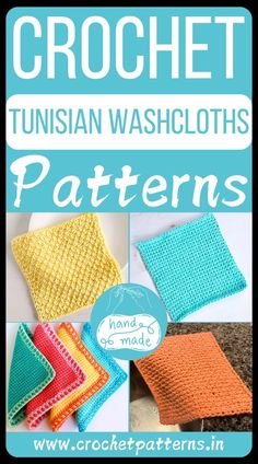 crochet afghan washcloths patterns and instructions